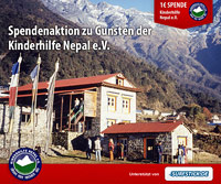 Spendenaktion Nepal